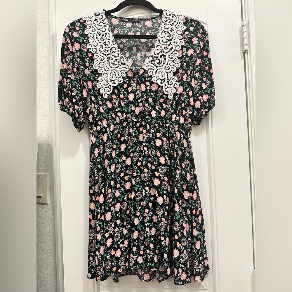 ZARA floral print dress